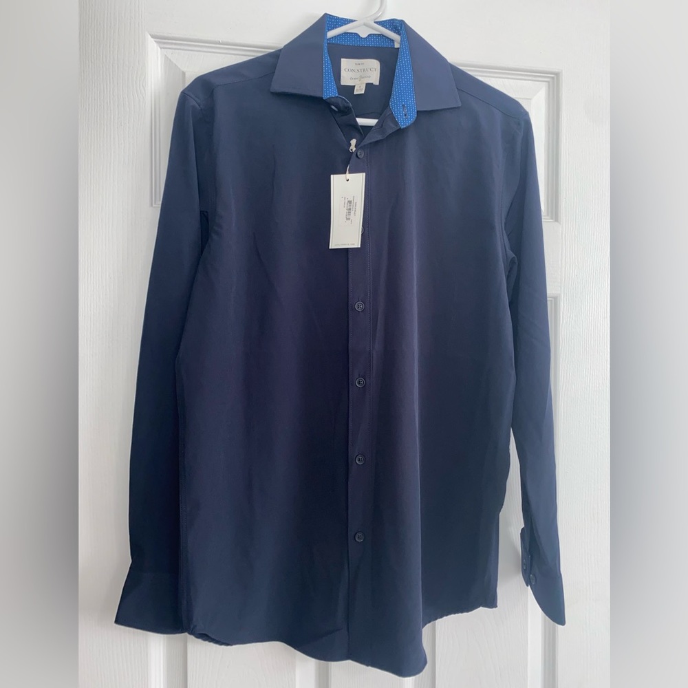 Construct slim fit dress shirt NWT